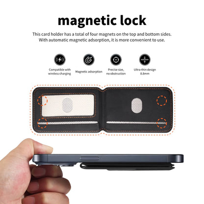 NEOX™ Leather Cellphone Magsafe Magnetic Card Holder For IPhone