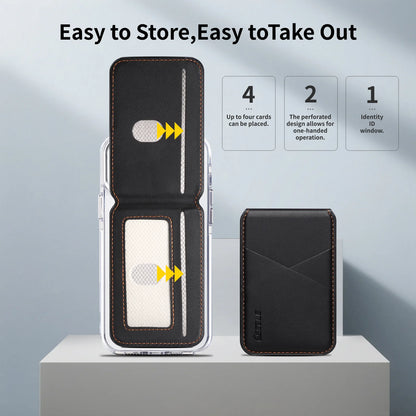 NEOX™ Leather Cellphone Magsafe Magnetic Card Holder For IPhone
