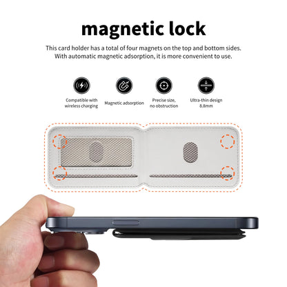 NEOX™ Leather Cellphone Magsafe Magnetic Card Holder For IPhone