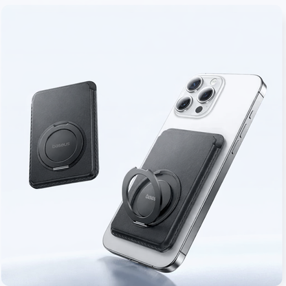 NEOX™  Magnetic Wallet Stand Air MagSafe Phone Case 3-Cards Slot PU